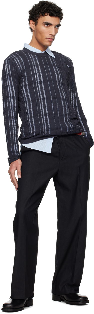 Sweater OUR LEGACY Our Legacy Formal Roundneck Sweater Mørkeblå | M2253FW, 3