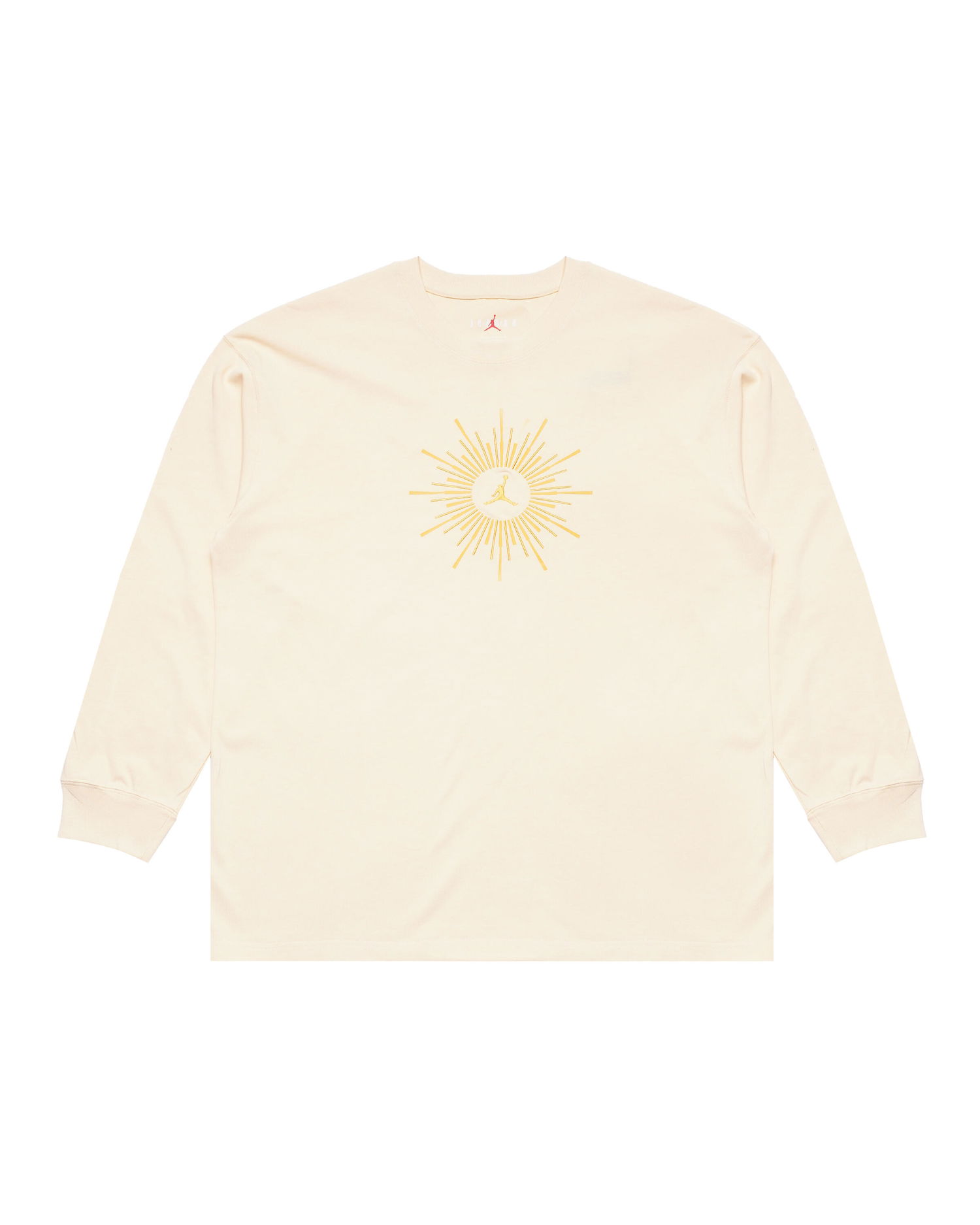T-shirt Jordan Air Jordan WMNS FLIGHT LONGSLEEVE OVERSIZED TEE 'Heiress of Optimism' Beige | FN5356-294, 0