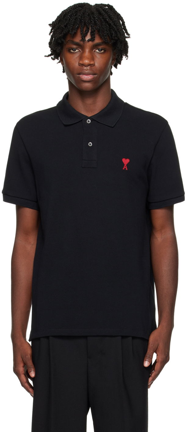 Polo skjorte AMI Polo Tee Sort | BFUPL001.760, 0