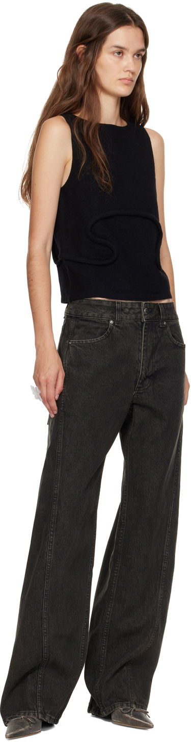 Tanktop Eckhaus Latta Eckhaus Latta Pallas Tank Top Sort | 1405-EL-PF25-D -, 3