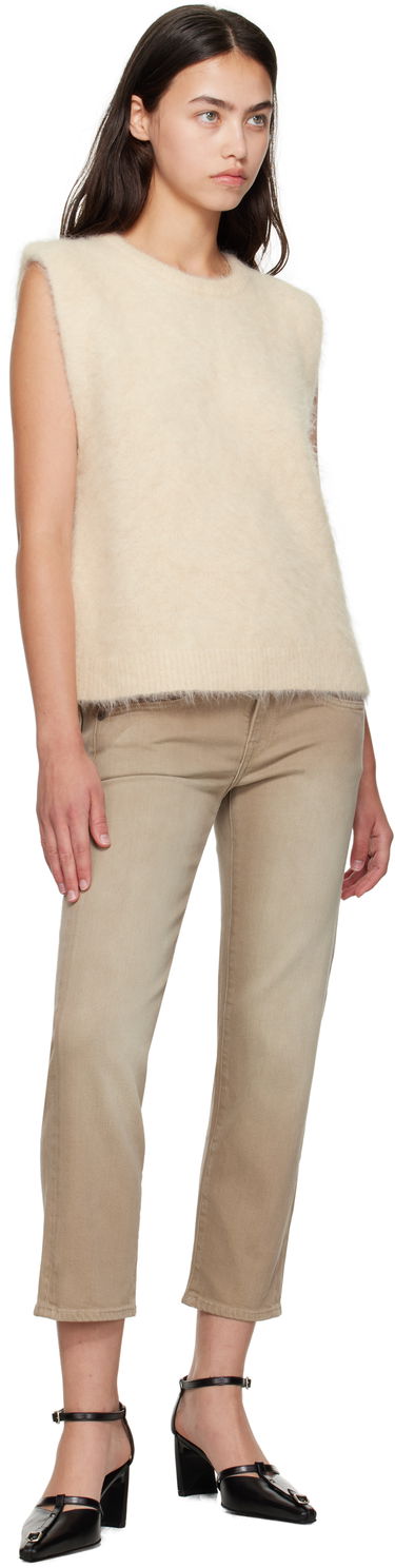 Vest R13 R13 Deep Armhole Knit Vest Beige | R13WY294-Y197A, 3