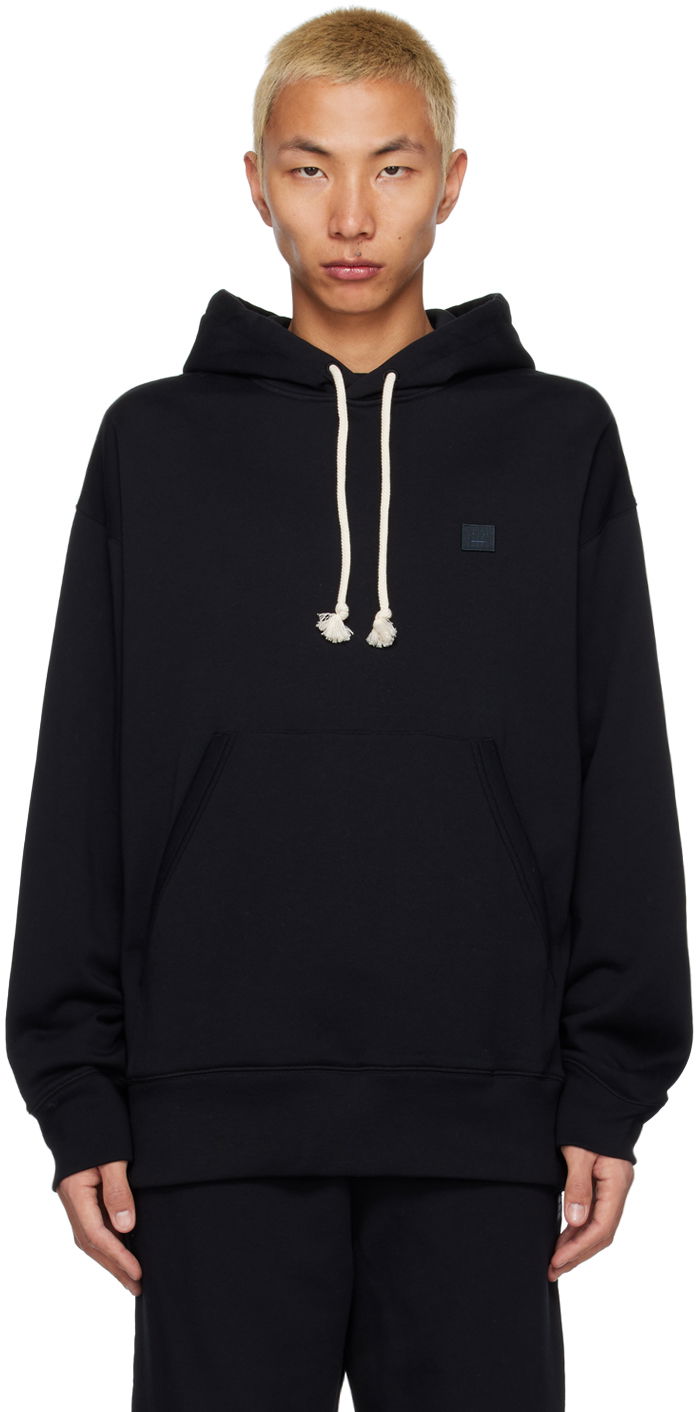 Sweatshirt Acne Studios Patch Hoodie Sort | CI0132-, 0