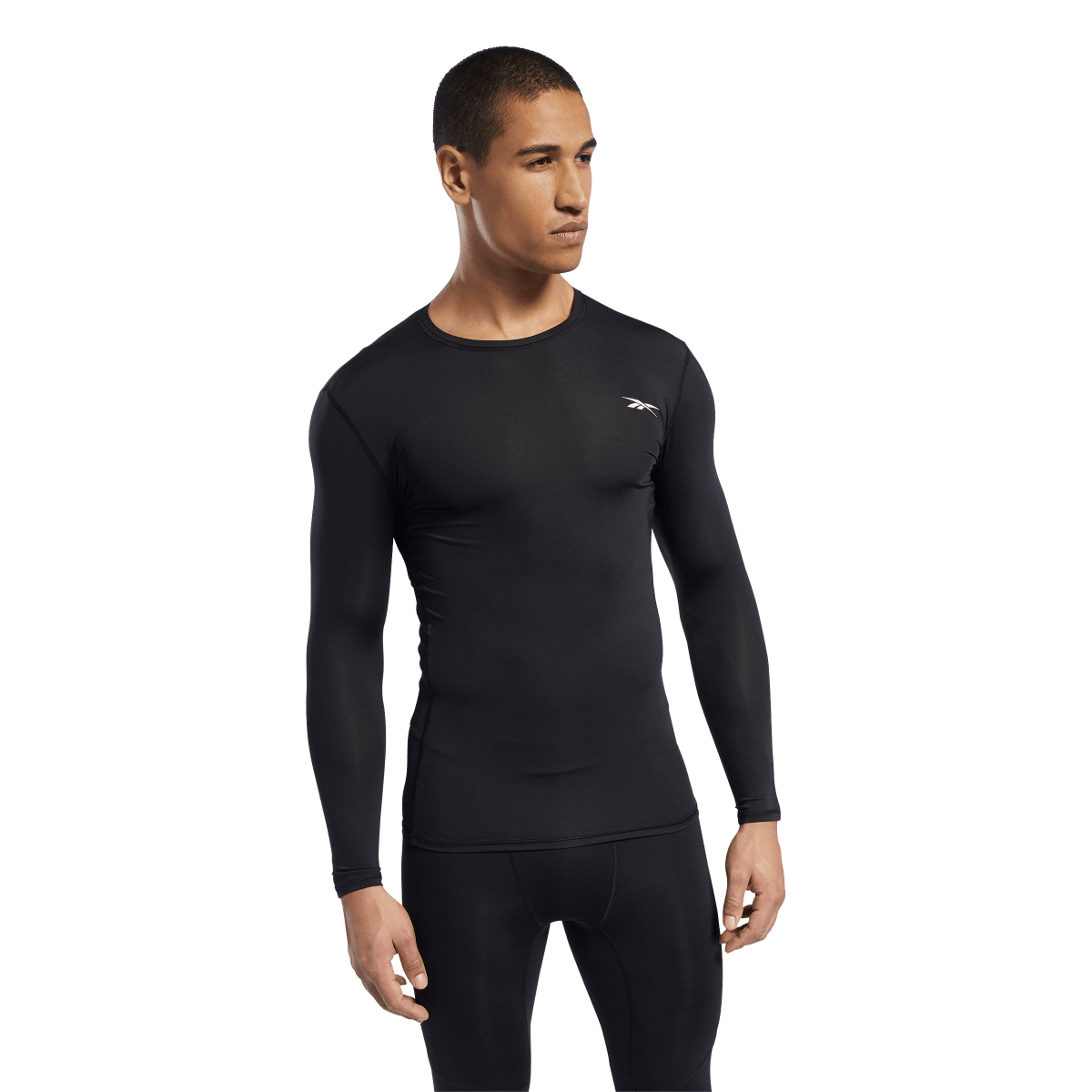 T-shirt Reebok WOR Compression Long Sleeve Solid Top Sort | FP9105, 0