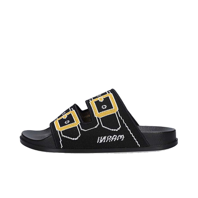 Sneakers og sko Marni Sandal Slides Sort | SAMR003802.P4547