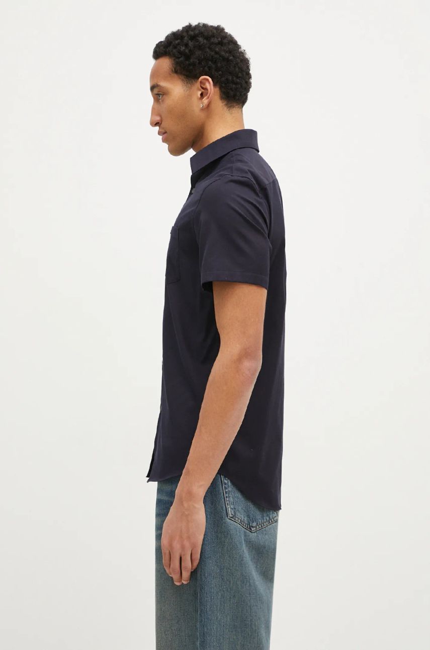 Skjorte Lacoste Navy Blue Regular Fit Shirt Blå | CH8528, 1