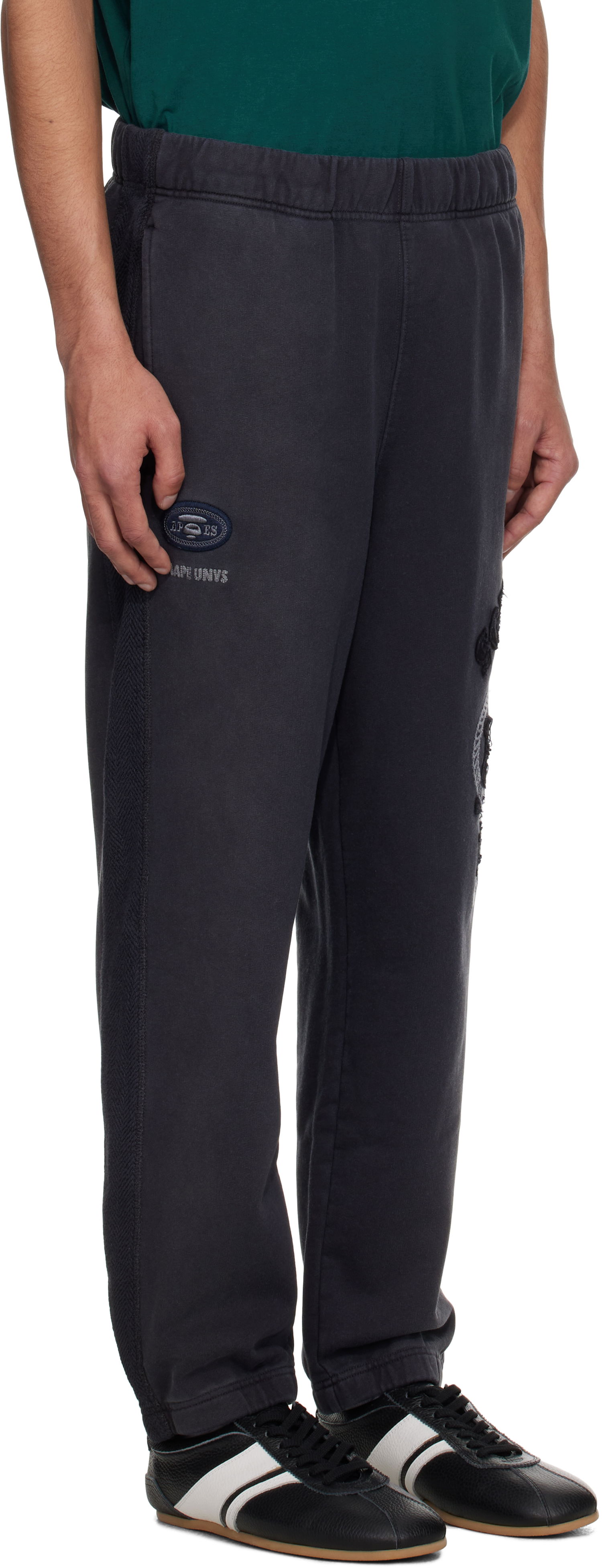 Joggingbukser AAPE by A Bathing Ape AAPE by A Bathing Ape 'AAPE' Main Sweatpants Sort | AAPPTMB684XXNBKL, 1