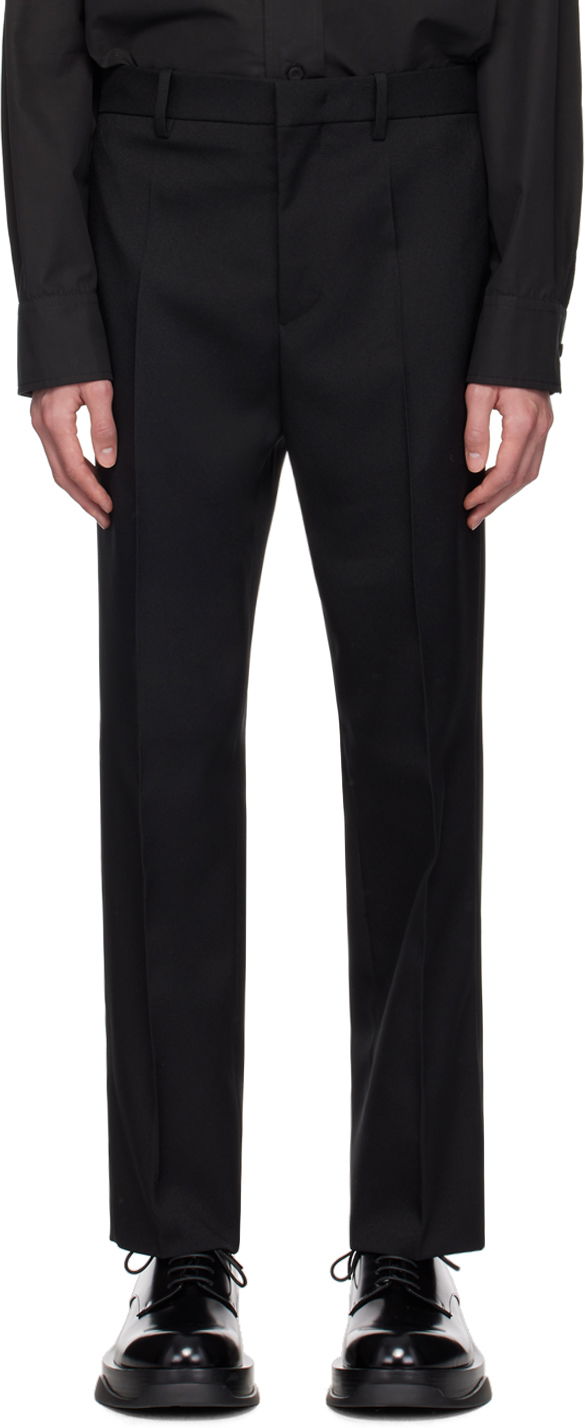 Bukser Jil Sander Black Tailored Trousers Sort | J22KA0107_J70001