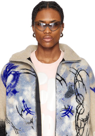 Øreringe Acne Studios Acne Studios Crystal Hoop Earrings Metalisk | C50459-, 2