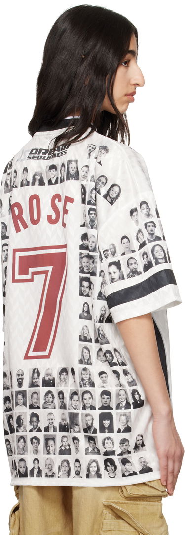 Jersey Martine Rose Martine Rose Printed Football T-Shirt Hvid | 179JT07021, 2