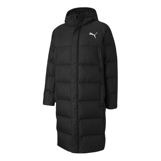Puffer jakke Puma Long Oversized Down Jacket Sort | 585403-01