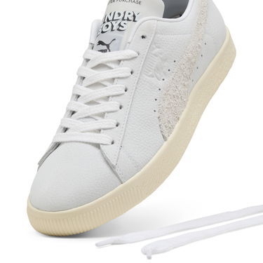 Sneakers og sko Puma Clyde Laundry Boys II Hvid | 401043_01, 5