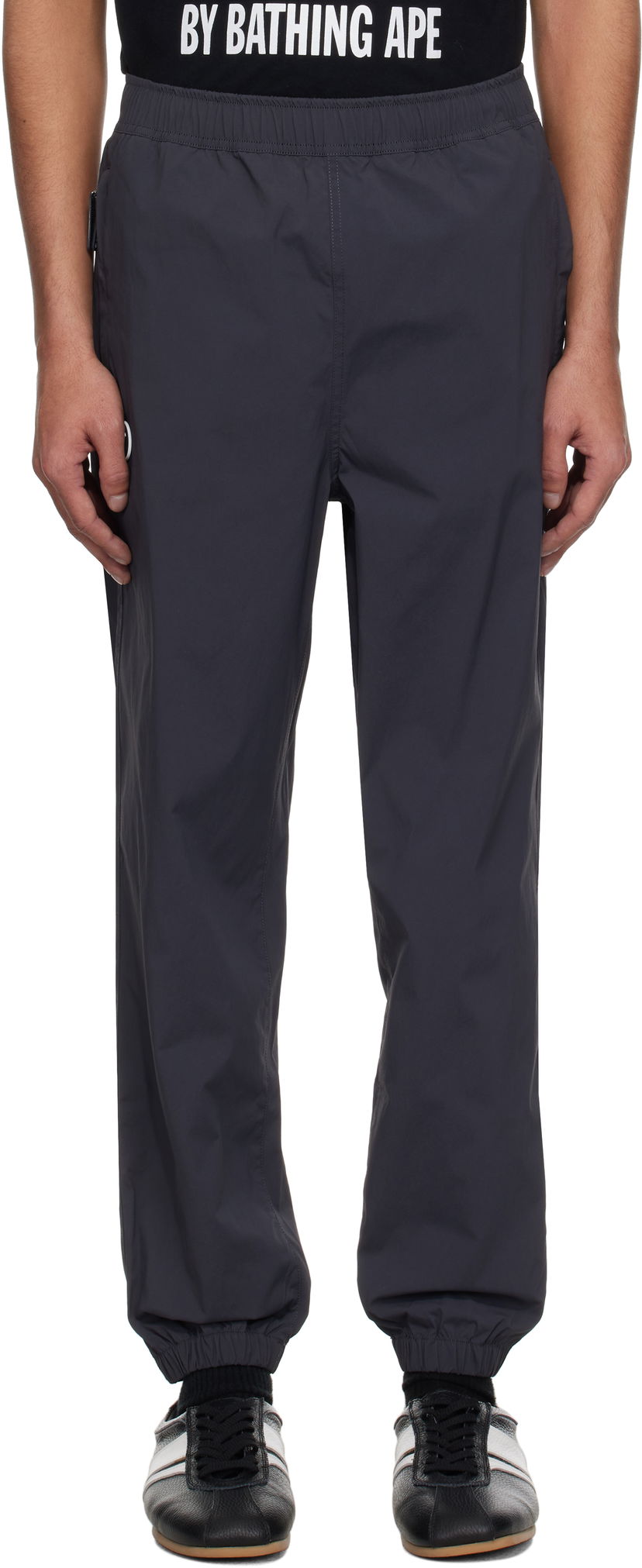 Joggingbukser AAPE by A Bathing Ape AAPE by A Bathing Ape 'AAPE Now' Woven Sweatpants Grå | AAPPTMB664XXO
