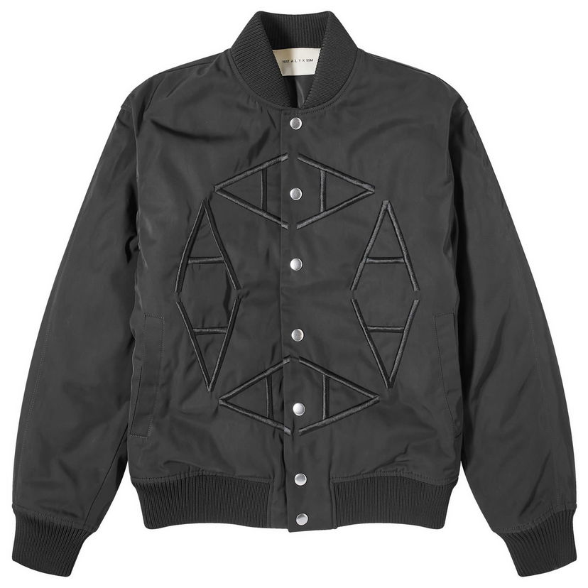 Jakke 1017 ALYX 9SM Nylon Logo Varsity Sort | AAMOU0481FA01-BLK0001