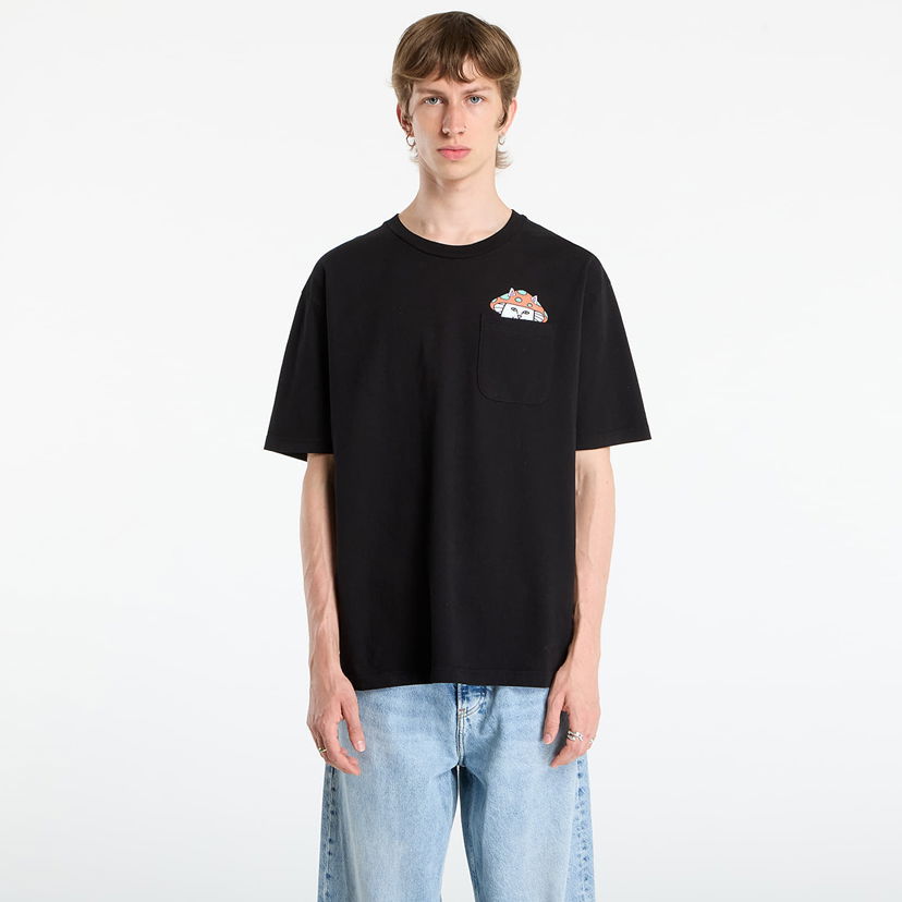 T-shirt RIPNDIP RIPNDIP Lord Shroomy Pocket T-Shirt Sort | RNDFALL25141