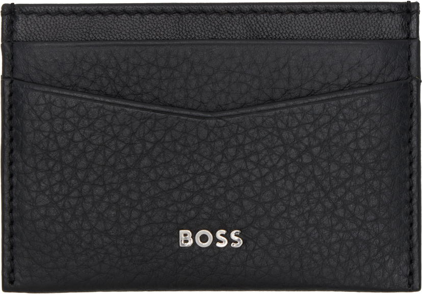 Tegnebog BOSS Leather Cardholder Sort | 50529515