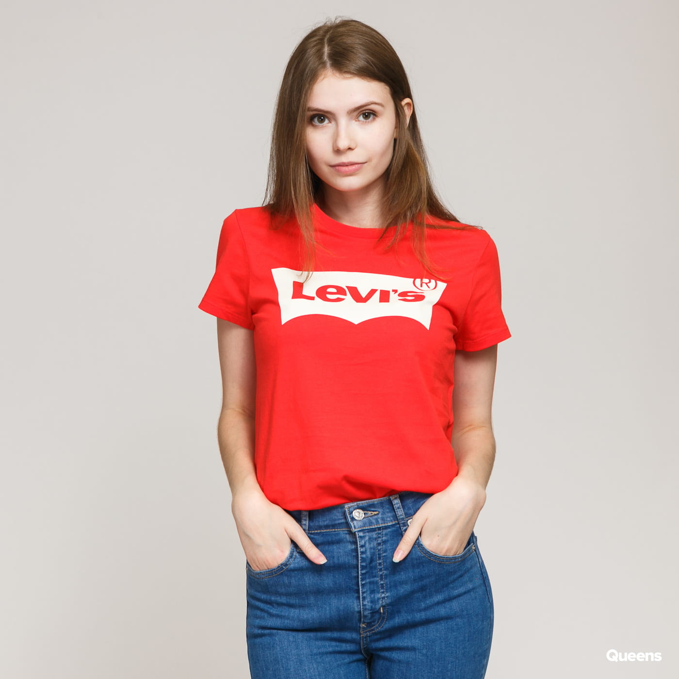 T-shirt Levi's The Perfect Tee Rød | 17369-1082, 0
