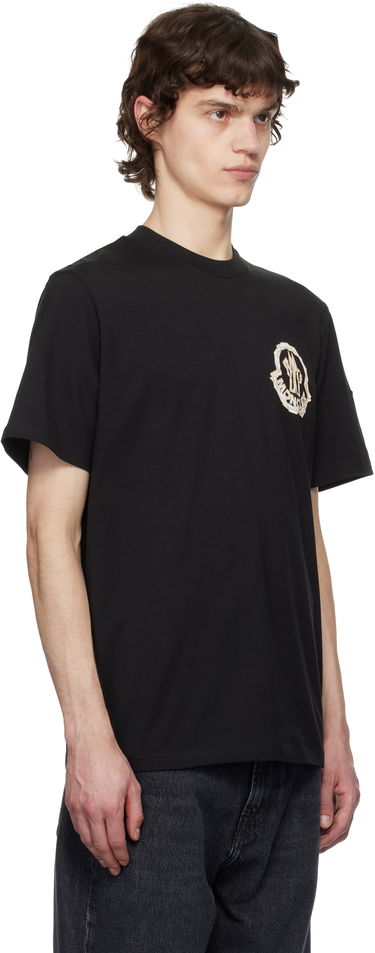 T-shirt Moncler Moncler Archivo Creativo T-Shirt Sort | K10918C0005289AJS, 1