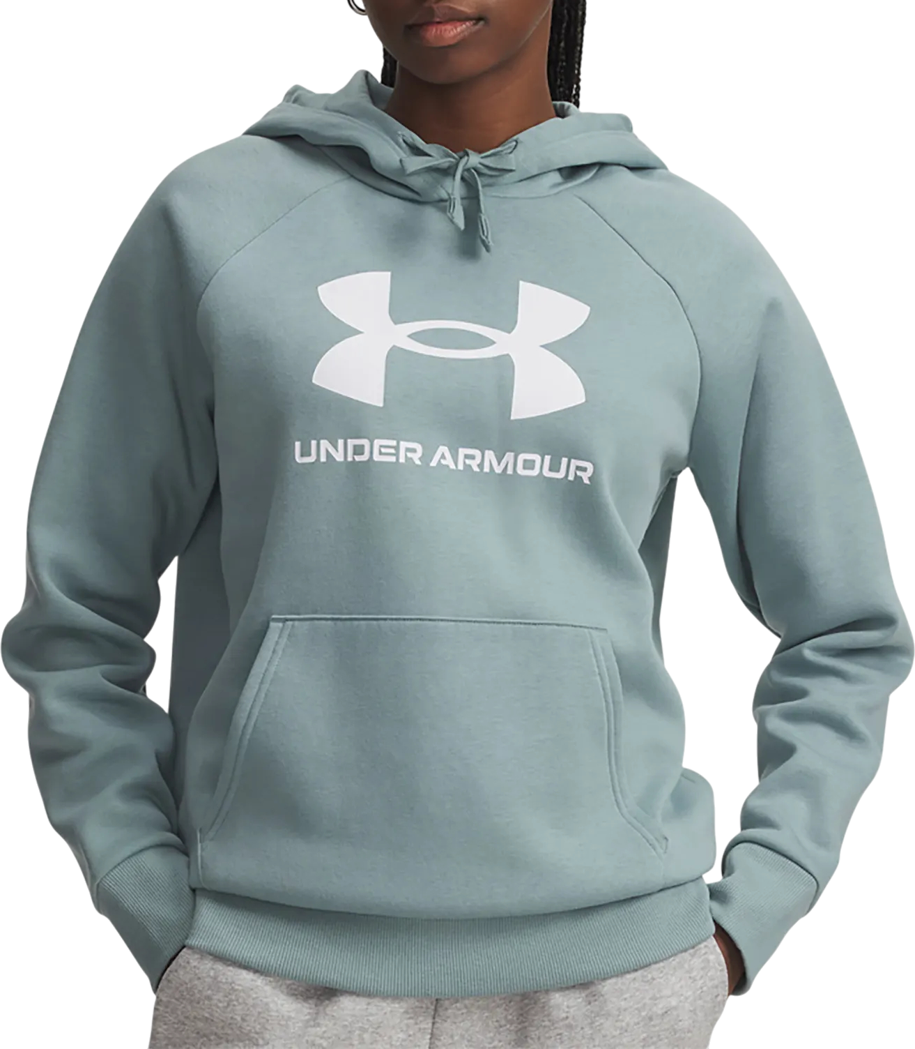 Sweatshirt Under Armour Rival Fleece Big Logo Hoody Turkis | 1379501-323, 0