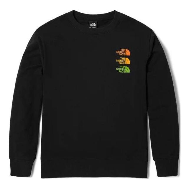 Sweater The North Face Logo Print Crewneck Sweatshirt Sort | NF0A81NN-JK3, 0