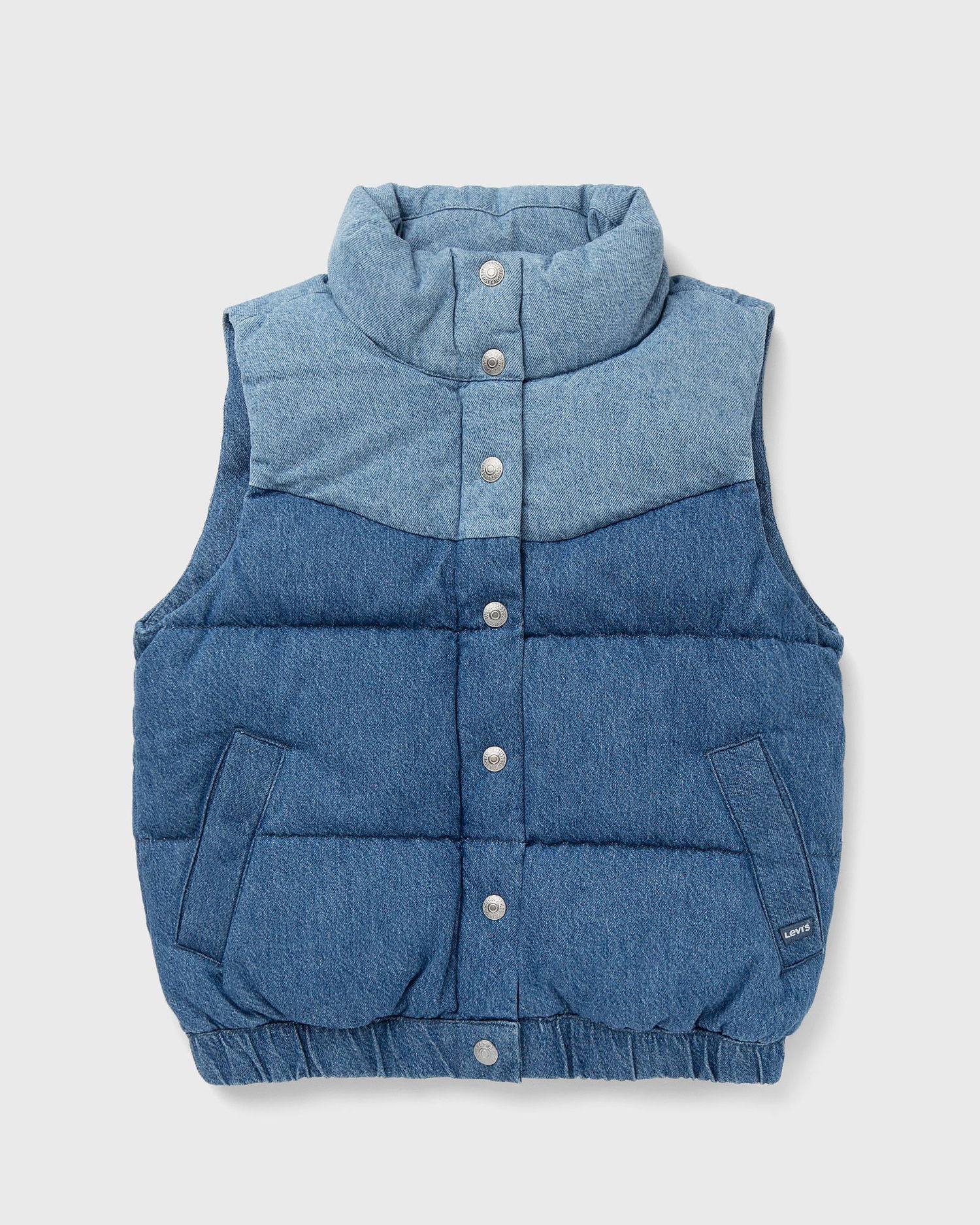 Vest Levi's JUNO WESTERN PUFFER VEST LIGHT INDIGO Blå | A7189-0001, 0