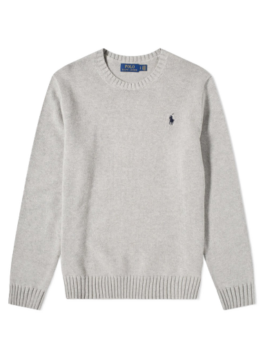 Sweater Polo by Ralph Lauren Andover Heather Crewneck Grå | 710810846004