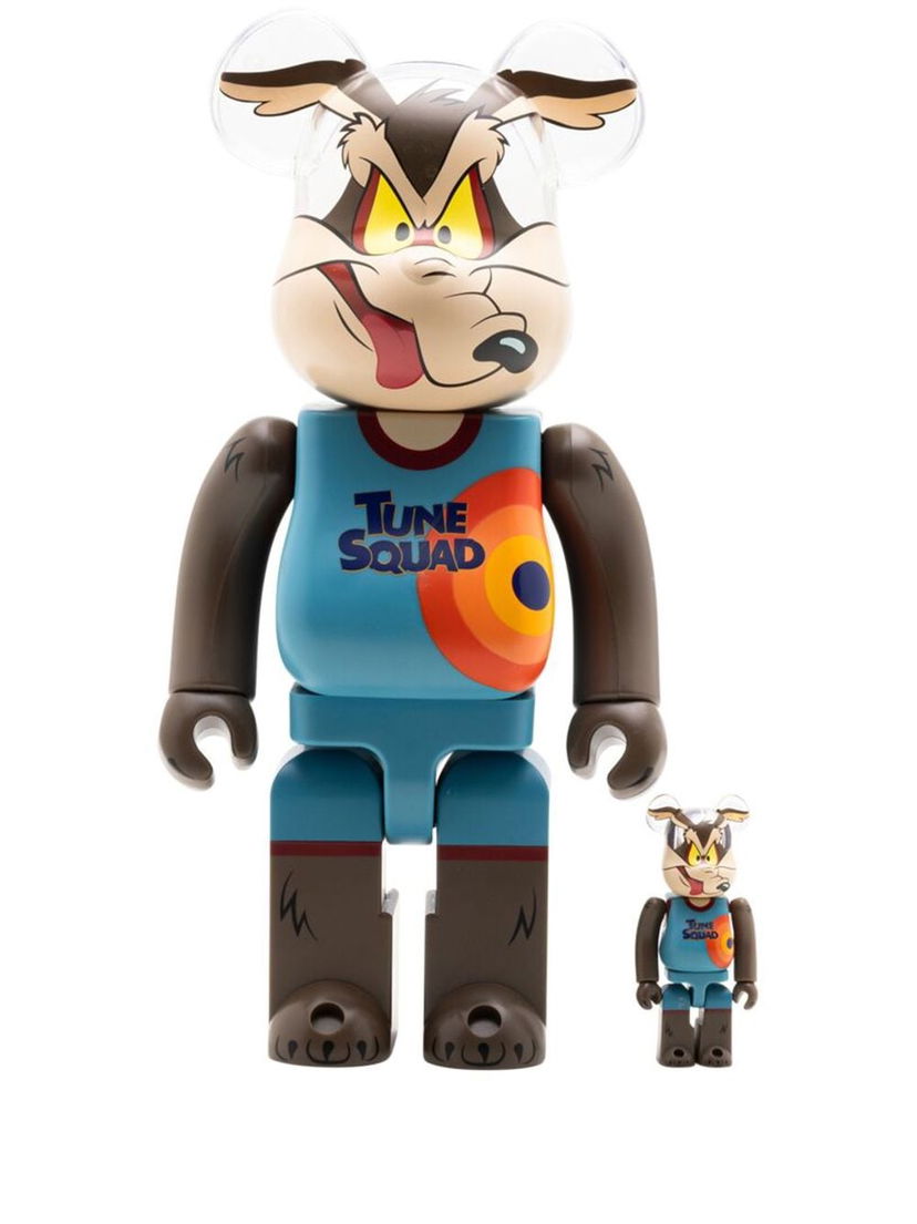 Collectible Medicom Toy Wile E. Coyote "Space Jam: A New Legacy" BE@RBRICK 100% and 400% figure set - Brown Beige | MEDI295222273222