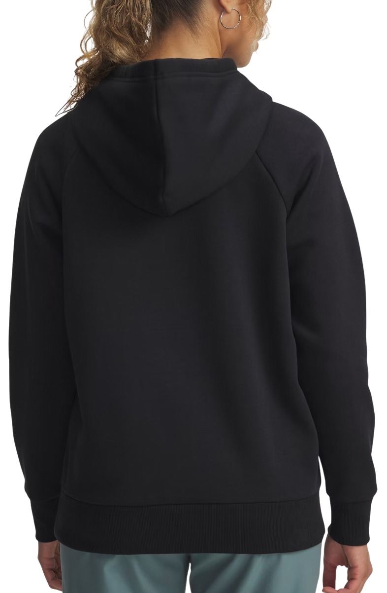 Sweatshirt Under Armour Rival Fleece Shimmer Hoodie Sort | 6003710-007, 1