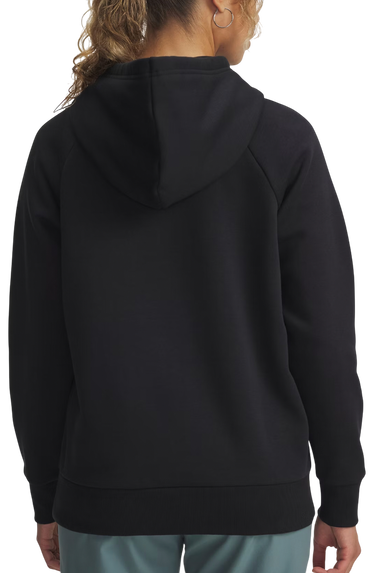 Sweatshirt Under Armour Rival Fleece Shimmer Hoodie Sort | 6003710-007, 1