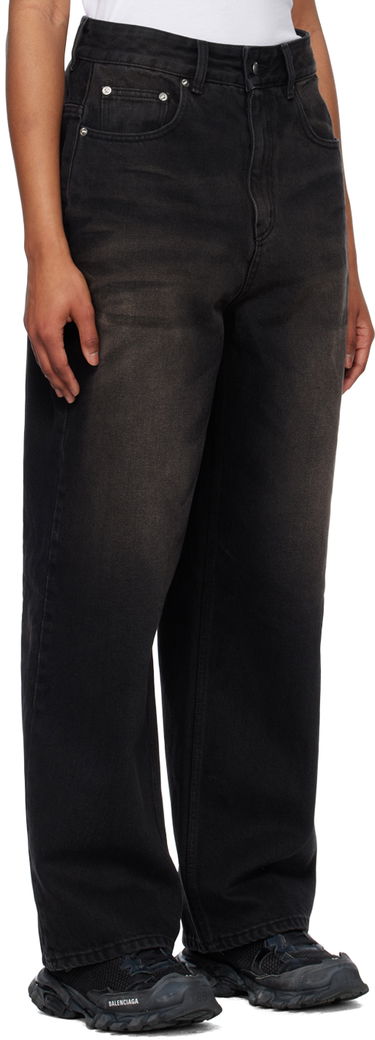 Jeans We11done We11done Wide-Leg Jeans Sort | WD-DP1-23-357-W-BK, 1