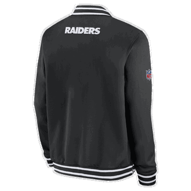 Bomberjakke Nike Coach NFL Las Vegas Raiders Bomber Sort | HF1044-010, 1