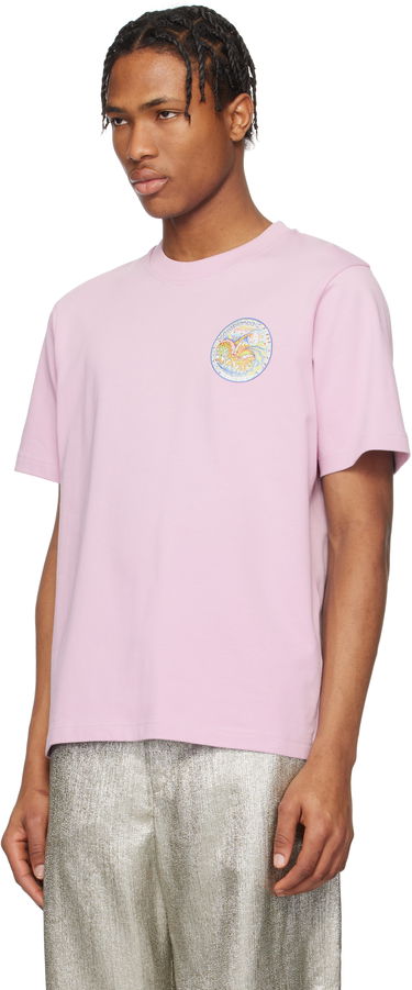 T-shirt Casablanca Casablanca 'The Four Elements' T-Shirt Lyserød | MS25-JTS-001-09, 3