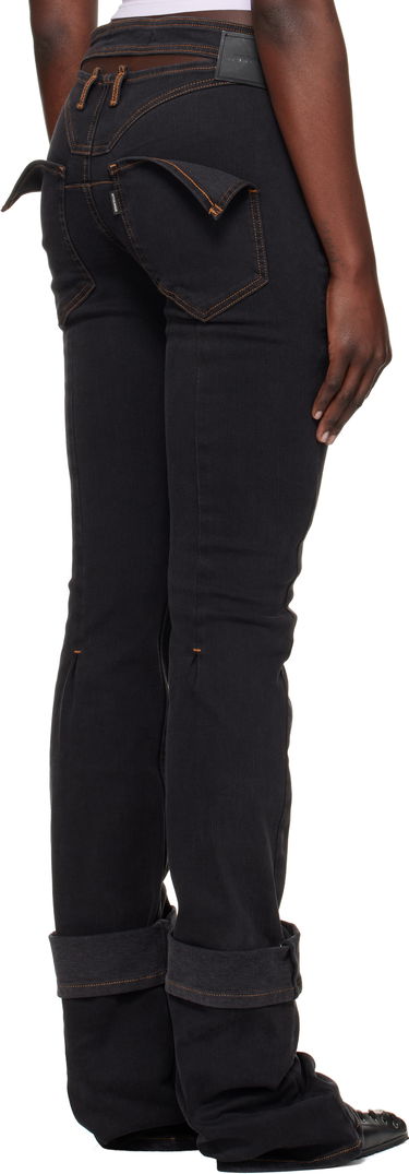 Jeans Ottolinger Ottolinger Open Back Denim Jeans Sort | 2217080211, 2