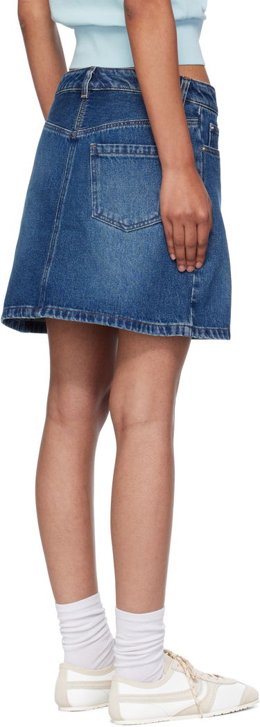 Nederdel A.P.C. A.P.C. Denim Miniskirt Blå | COHJL-F06374, 2