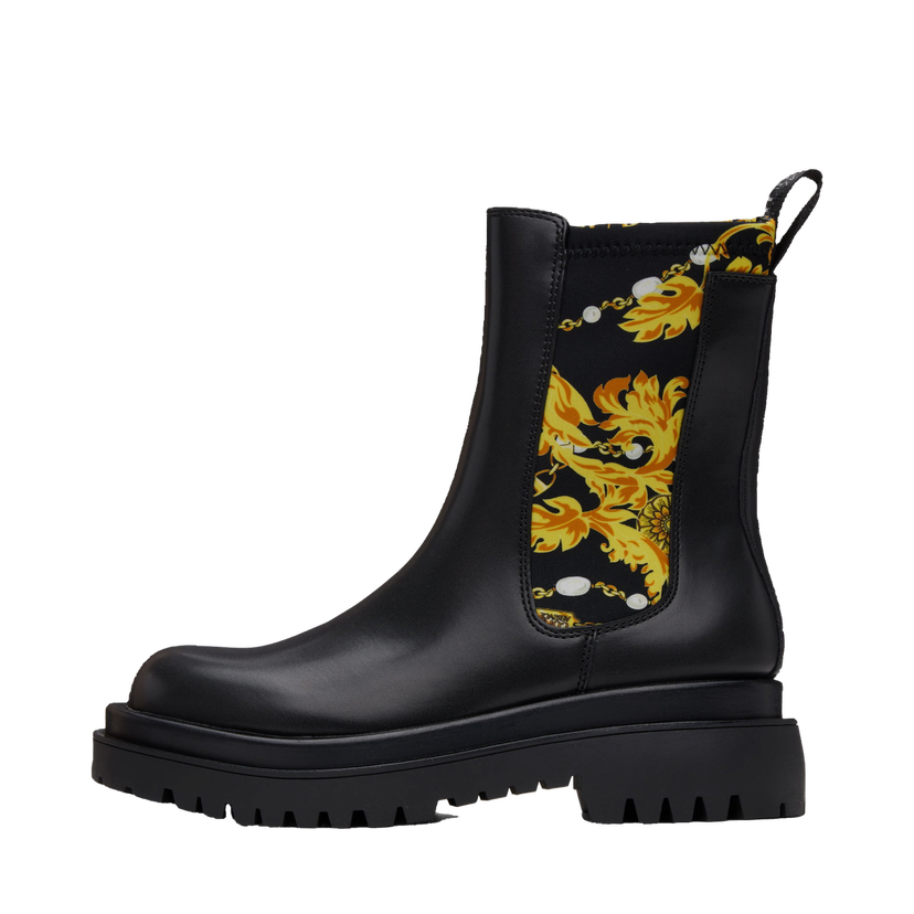 Sneakers og sko Versace Drew Ankle Chelsea Boots Sort | E77VA3S60_EZS867