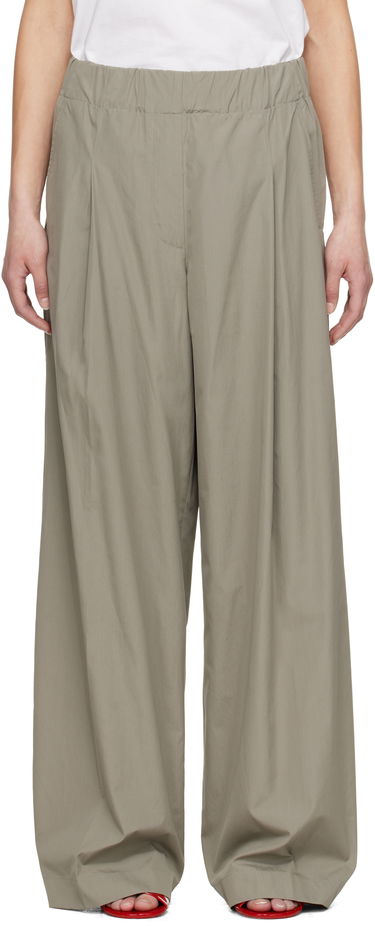 Bukser Dries Van Noten Dries Van Noten Wide Pleated Trousers Grå | 251-010909-1374, 0