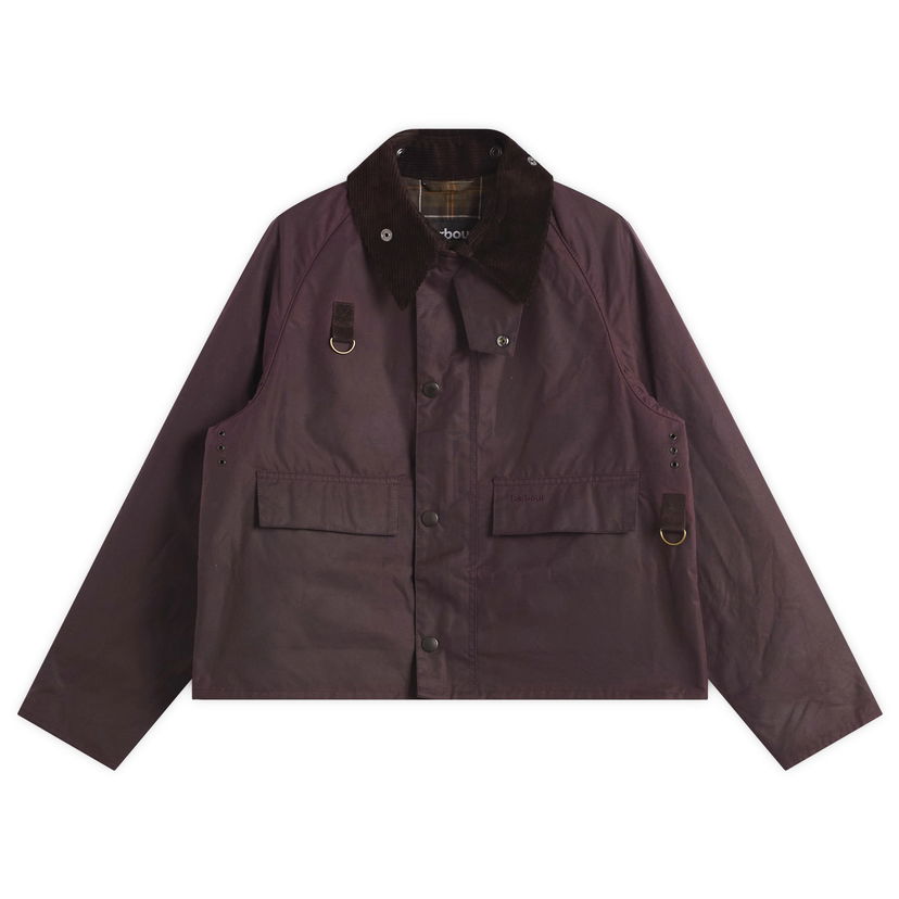 Jakke Barbour Men's Spey Wax Jacket Size Large Bourgogne | MWX1212RE91