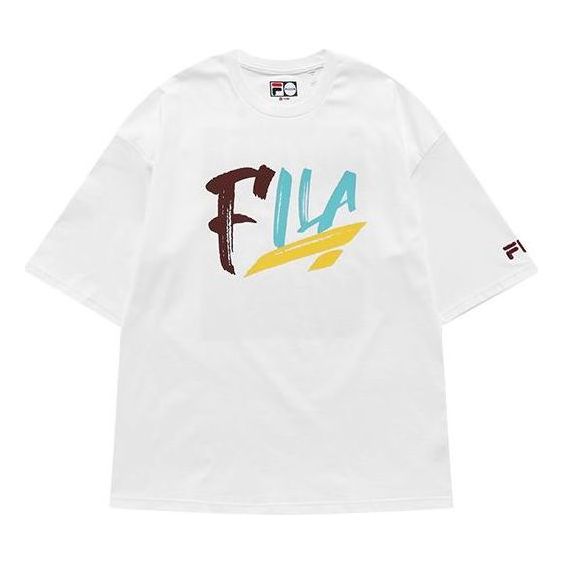 T-shirt FILA Fusion Graphic Tee Hvid | T11M216104F-WT, 0