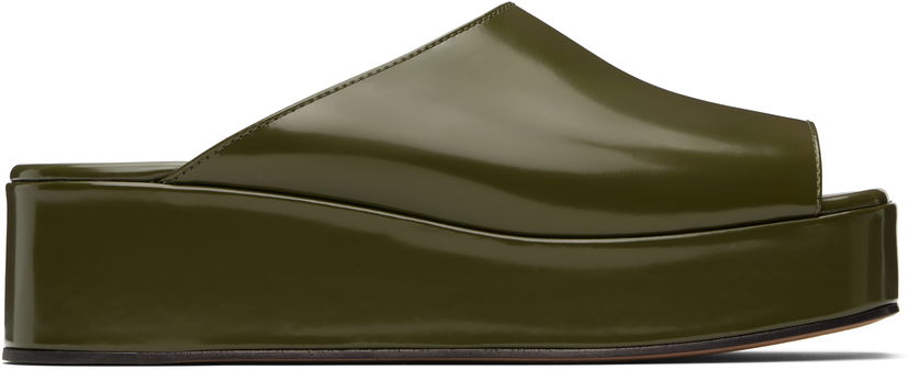 Tilbehør The Row The Row Emi Flatform Sandals Grøn | F1597-L604