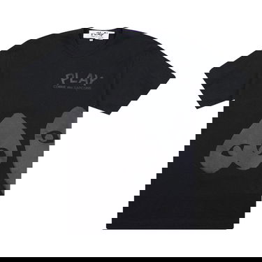 T-shirt Comme des Garçons PLAY Three Hearts T-Shirt Sort | AZ T196 051 1, 1