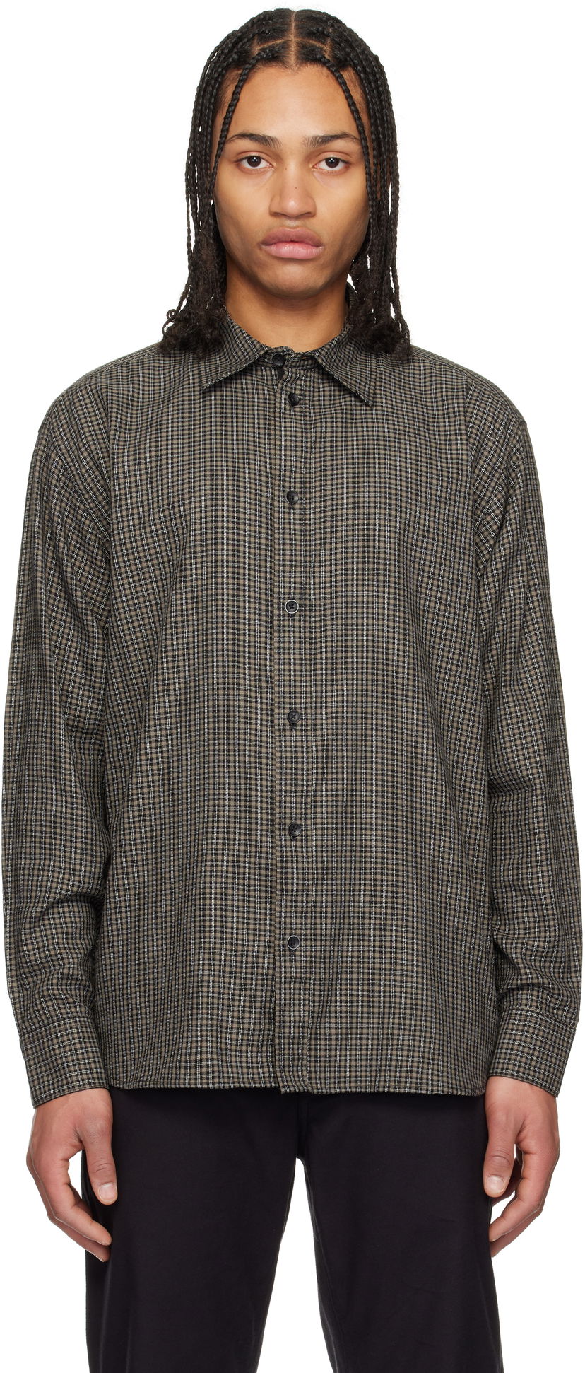 Skjorte rag & bone Rag & Bone Matthew Plaid Shirt Brun | MBW24HA003GHML