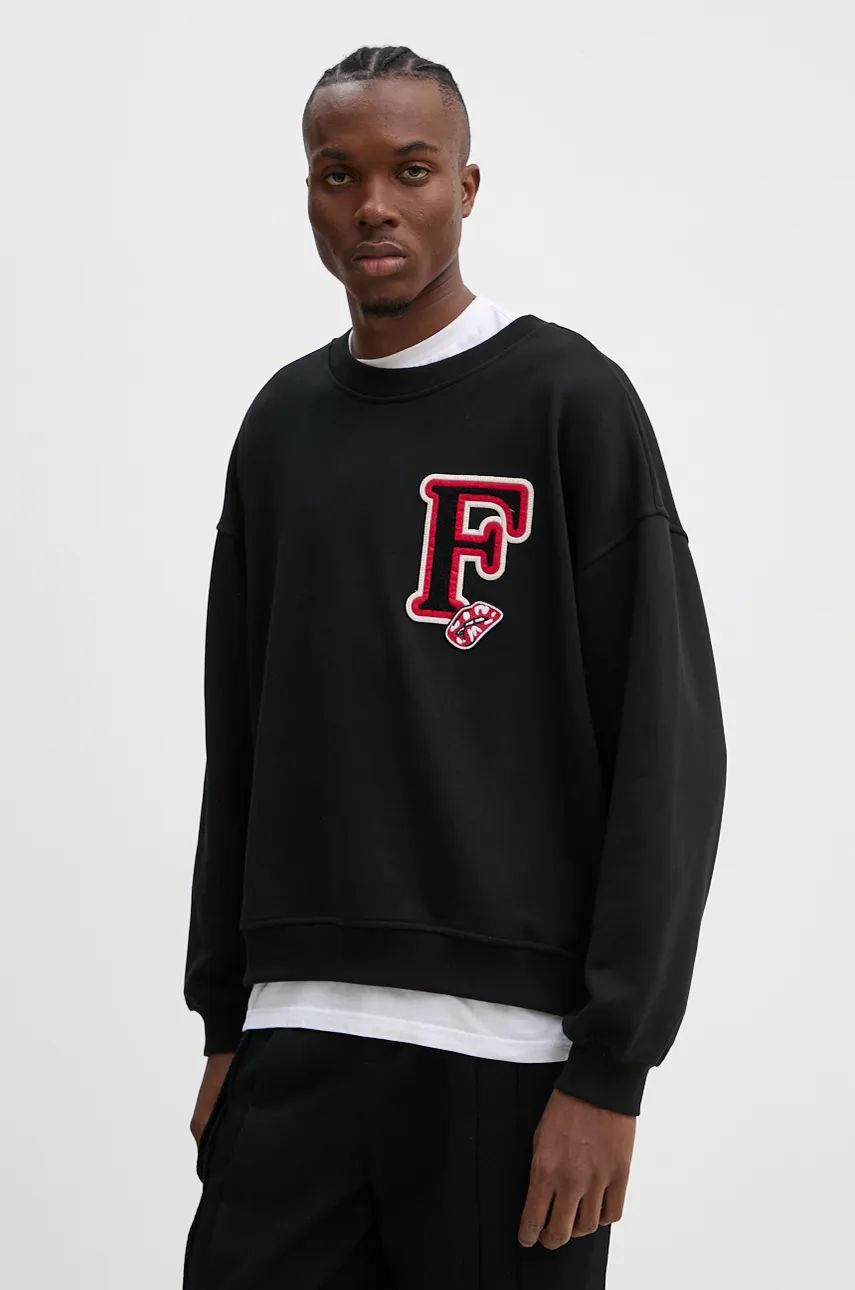Sweatshirt Fiorucci Applique Sweatshirt Sort | U01FMSCR188CJ05BK02, 0