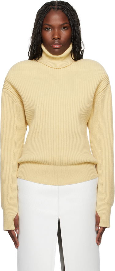 Sweater Stella McCartney Long-Sleeve Turtleneck Sweater Gul | 6K08703S2528, 0
