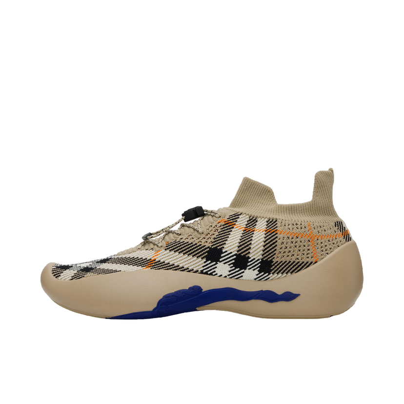 Sneakers og sko Burberry Check Knit Neptune Beige | 8099320