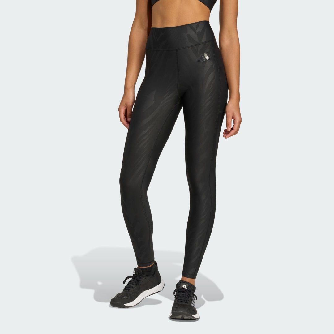 Leggings adidas Performance Optime AOP Tights Sort | JV5185, 0