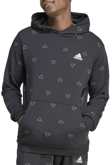 Sweatshirt adidas Performance Sportswear Seasonal Essentials Monogram Graphic Hoodie Grå | iv9357, 0