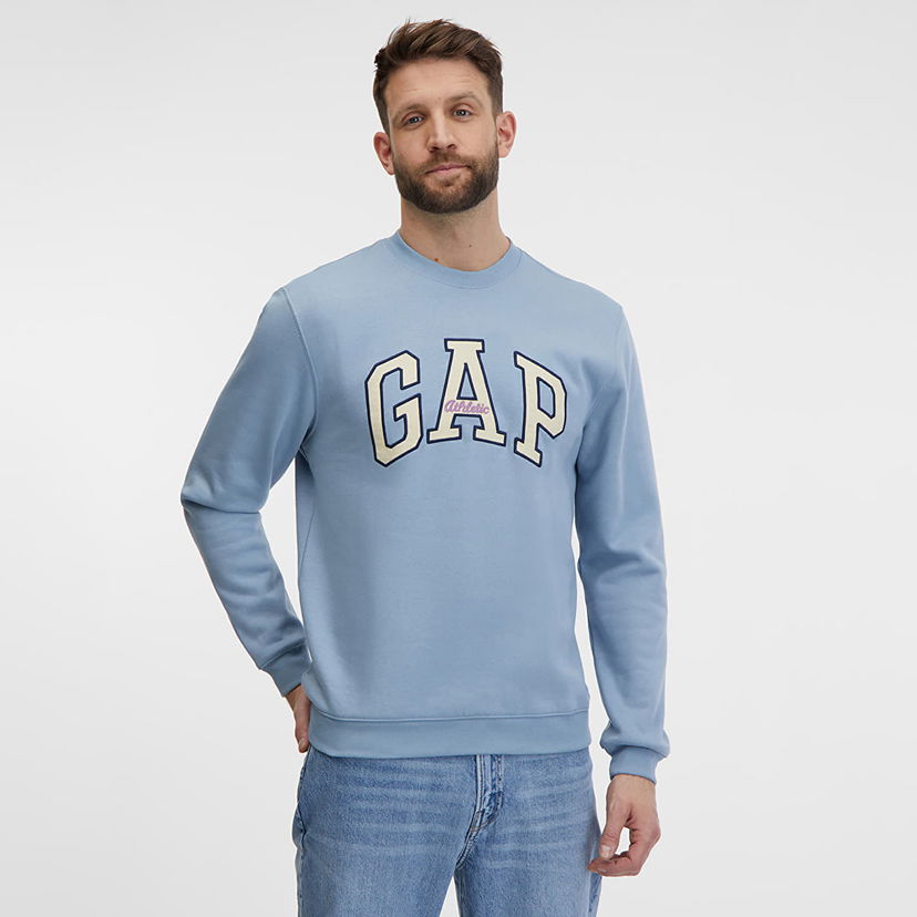 Sweatshirt GAP Sweatshirt Core Logo Sweatshirt New England Sky S Turkis | 829186-00
