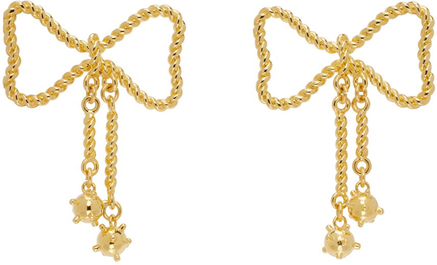 Øreringe Chopova Lowena Chopova Lowena Mace Bow Earrings Metalisk | 6501, 0