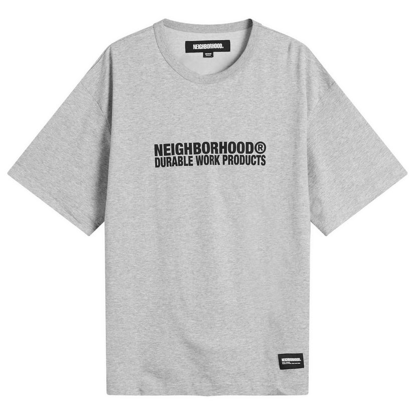 T-shirt Neighborhood Neighborhood Sheltech Logo T-Shirt, Size Large Grå | 251BWNH-CSM02-GRY