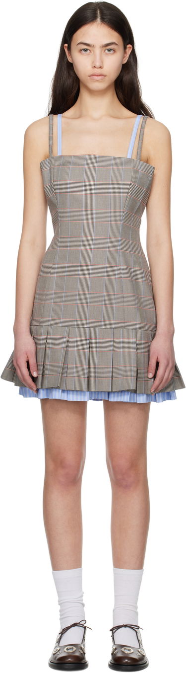 Kjole Charles Jeffrey Loverboy Charles Jeffrey LOVERBOY Pleated Minidress Flerfarvet | 54060401, 0