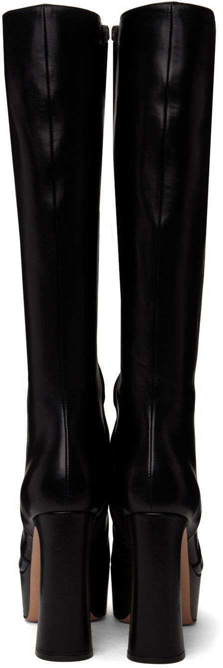 Tøj Gianvito Rossi Gianvito Rossi Platform Boots Sort | G80267.70RIC.NAP, 1